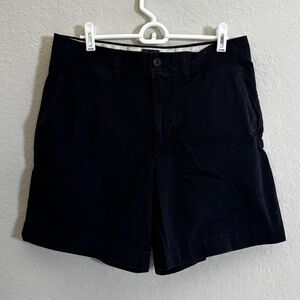J. Crew Men's Dark Navy Flat Front Shorts